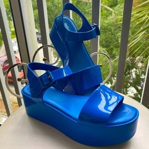SOLD SOLD SOLD!!! Melissa Royal Blue Platforms 🟦